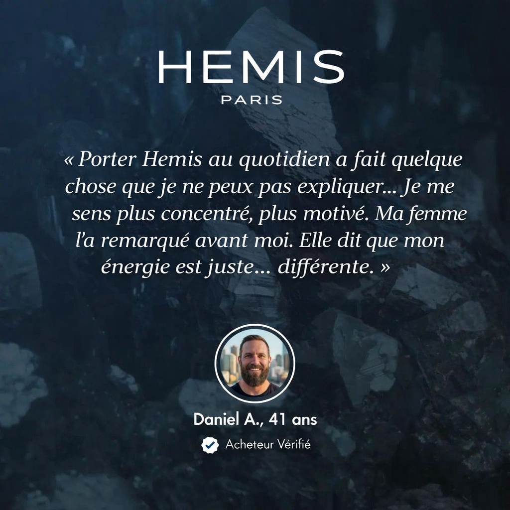 HEMISPARIS® BRACELET HÉMATITE